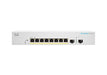 Cisco Business 220 Series CBS220-8P-E-2G - Switch - smart - 8 x 10/100/1000 (PoE+) + 2 x Gigabit SFP (uplink) - rack-mountable - PoE+ (67 W)