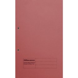 Best Value Spring Coil Files with Pocket 285gsm Red - Pack of 25