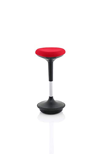 Sitall Deluxe Vistor Stool Fabric Seat Red BR000215