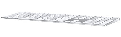 Apple Magic Keyboard with Numeric Keypad - Keyboard - Bluetooth - Portuguese - silver - for 10.2-inch iPad, 10.5-inch iPad Air, 10.9-inch iPad Air, iPad mini 5, iPhone 11, 12, SE, XR