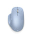 Microsoft Bluetooth Ergonomic Mouse - Mouse - ergonomic - optical - 5 buttons - wireless - Bluetooth 5.0 LE - pastel blue
