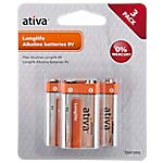 Best Value Ativa Long Life Alkaline Battery E-Block (Pack of 3)