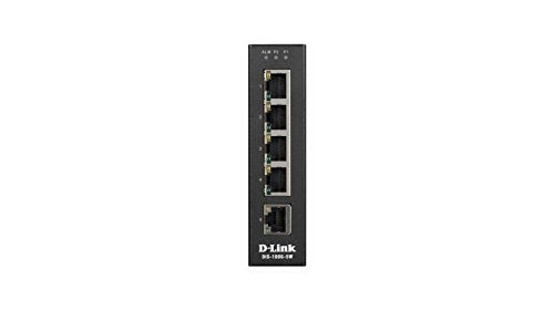 D-Link DIS 100G-5W - Switch - unmanaged - 5 x 10/100/1000 - DIN rail mountable, wall-mountable