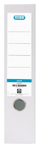 Elba Smart Pro+ Lever Arch File A4 80mm Spine Polypropylene White 100202160