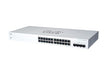 Cisco Business 220 Series CBS220-24T-4X - Switch - smart - 24 x 10/100/1000 + 4 x 10 Gigabit SFP+ (uplink) - rack-mountable