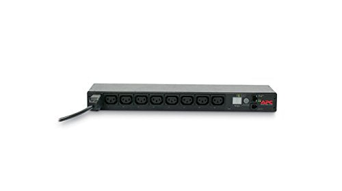 APC Switched Rack PDU - Power distribution unit (rack-mountable) - AC 208-230 V - Ethernet, RS-232 - input: IEC 60320 C20 - output connectors: 8 (IEC 60320 C13) - 1U - 2.4 m - for P/N: SCL500RMI1UC, SCL500RMI1UNC, SMTL1000RMI2UC, SMTL750RMI2UC, SMX1500RM2UCNC