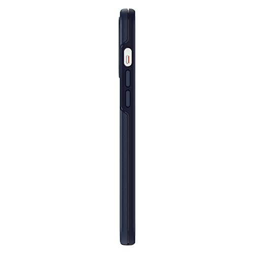 OtterBox Symmetry Series+ with MagSafe - Back cover for mobile phone - polycarbonate, synthetic rubber - navy captain blue - for Apple iPhone 12 Pro Max