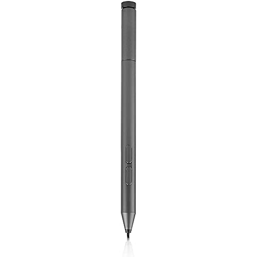 Lenovo Active Pen 2 - Stylus - 3 buttons - wireless - Bluetooth - grey - for ThinkBook Plus G2 ITG, ThinkPad L13 Yoga Gen 2, X1 Yoga Gen 6, X13 Yoga Gen 2, Yoga 6 13