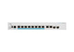 Cisco Business 350 Series CBS350-8MP-2X - Switch - L3 - Managed - 8 x 100/1000/2.5G (PoE+) + 2 x combo 10 Gigabit SFP+/RJ-45 - rack-mountable - PoE+ (240 W)