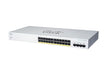 Cisco Business 220 Series CBS220-24T-4G - Switch - smart - 24 x 10/100/1000 + 4 x Gigabit SFP (uplink) - rack-mountable