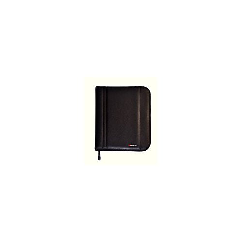 Best Value Monolith A4 Zip Fastening Folio Case - Black