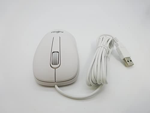 Fujitsu M520 - Mouse - right and left-handed - optical - 3 buttons - wired - USB - grey - for Celsius H7510, J5010, M7010, W5010, ESPRIMO D7010, D9010, G9010, K5010/24, P9910, Q7010