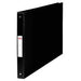 Best Value 4 Ring A3 Landscape Plastic Ring Binder - Black
