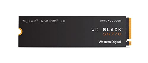 WD_BLACK SN770 WDS100T3X0E – Solid State Drive – 1 TB – intern – M.2 2280 – PCI Express 4.0 x4 (NVMe)