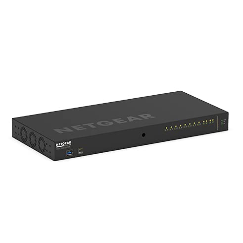 NETGEAR AV Line M4250-10G2F-PoE+ - Switch - L3 - Managed - 10 x 10/100/1000 (8 PoE+) + 2 x Gigabit SFP - side to side airflow - rack-mountable - PoE+ (125 W)