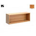 Best Value Denver Modular Straight Hutch Unit 800mm RU8H - Color: Beech Effect