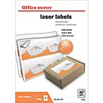 Best Value Laser Labels Rounded Corners 139 x 99.1 mm 4 Lables Per Sheet, 100 Sheets Per Pack