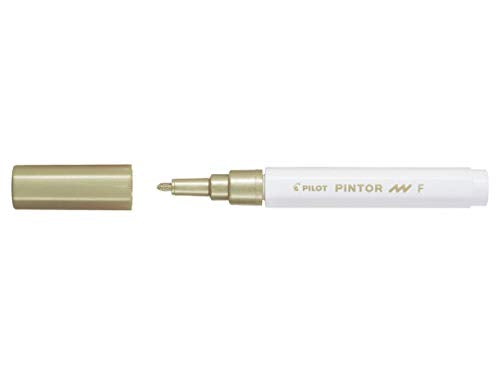 Pilot Pintor Fine Bullet Tip Paint Marker 2.9mm Gold Single Pen 4902505541605