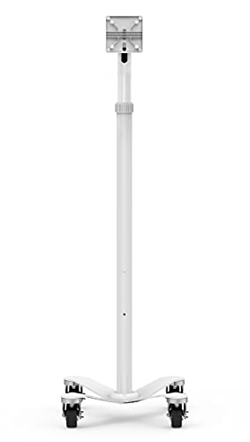 Compulocks Rolling VESA Medical Floor Stand White - Stand - for tablet - white - floor-standing