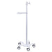Ergotron StyleView Pole Cart - Cart - for LCD display / tablet - bright white - screen size: up to 24"
