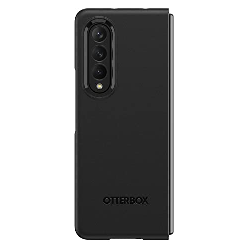 OtterBox Thin Flex Series - Back cover for mobile phone - polycarbonate, synthetic rubber, 90% recycled plastic - black - for Samsung Galaxy Z Fold3 5G