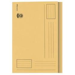 Best Value Square Cut Folders A4 180gsm Yellow - Pack of 100