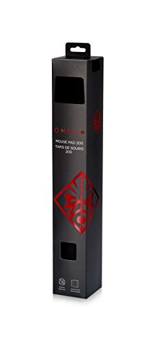 OMEN by HP 200 - Mouse pad - black - for OMEN 25L by HP, 30L by HP, OMEN by HP 15, 17, Pavilion Gaming 15, 16, 17, TG01