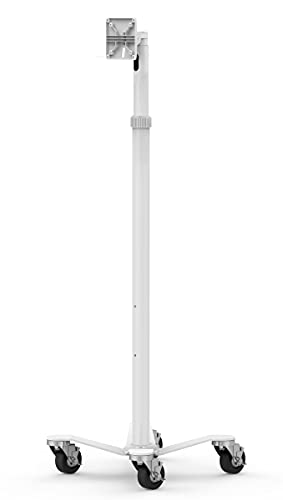 Compulocks Rolling VESA Medical Floor Stand White - Stand - for tablet - white - floor-standing