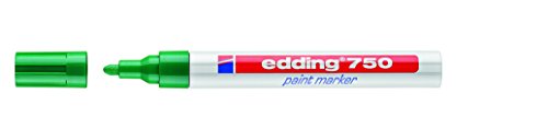 Best Value Edding 750 Opaque Bullet Tip Paint Marker - Green - Pack of 10