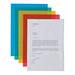 Best Value Deluxe Cut Back Folders A4 145 Micron - Assorted