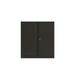 Best Value Bisley Two Door Steel Storage Cupboard Low 1000mm Cupboard with Shelf Black 158423