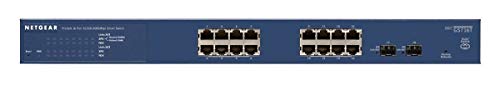 ProSAFE 16-Port Gigabit Fanless Smart Switch (With 2x Dedicated SFP Ports)