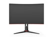 AOC Gaming C27G2ZU/BK - LED monitor - curved - 27" - 1920 x 1080 Full HD (1080p) @ 240 Hz - VA - 300 cd/m - 3000:1 - 0.5 ms - 2xHDMI, DisplayPort - speakers - black, red
