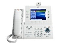Cisco Unified IP Phone 9951 Slimline - IP video phone - SIP - multiline - arctic white