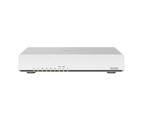 QNAP QHora-301W - Wireless router - 6-port switch - 10 GigE - 802.11a/b/g/n/ac/ax - Dual Band