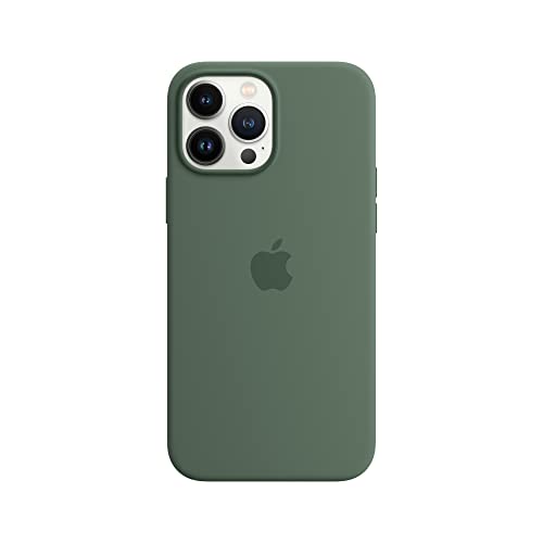 Apple - Back cover for mobile phone - with MagSafe - MagSafe compatibility - silicone - eucalyptus - for iPhone 13 Pro Max