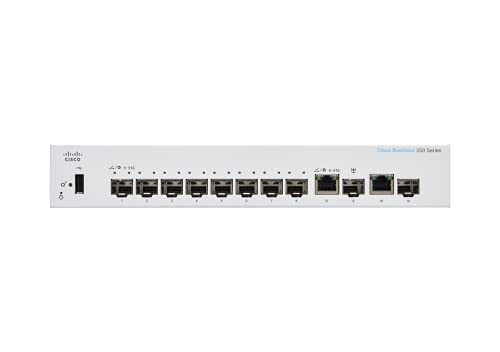 Cisco Business 350 Series CBS350-8S-E-2G - Switch - L3 - Managed - 8 x Gigabit SFP + 2 x combo 1000Base-T - rack-mountable