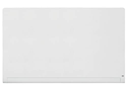 Best Value Nobo Glass Whiteboard with Rounded Corners, Magnetic, 1883 x 1053 mm, Includes Marker, Magnets and Fitting Kit, White, 1905193