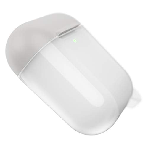 OtterBox Ispra Series - Case for wireless earphones - polycarbonate, zinc alloy, thermoplastic elastomer (TPE) - moon crystal grey - for Apple AirPods