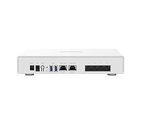 QNAP QHora-301W - Wireless router - 6-port switch - 10 GigE - 802.11a/b/g/n/ac/ax - Dual Band