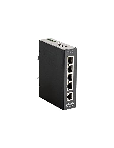 D-Link DIS 100G-5W - Switch - unmanaged - 5 x 10/100/1000 - DIN rail mountable, wall-mountable