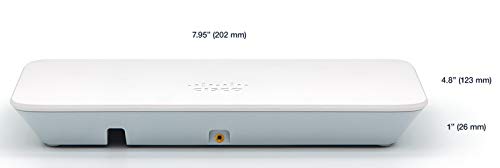 Cisco Meraki MR20 - Radio access point - 802.11ac Wave 2 - Wi-Fi 5 - 2.4 GHz, 5 GHz - DC power