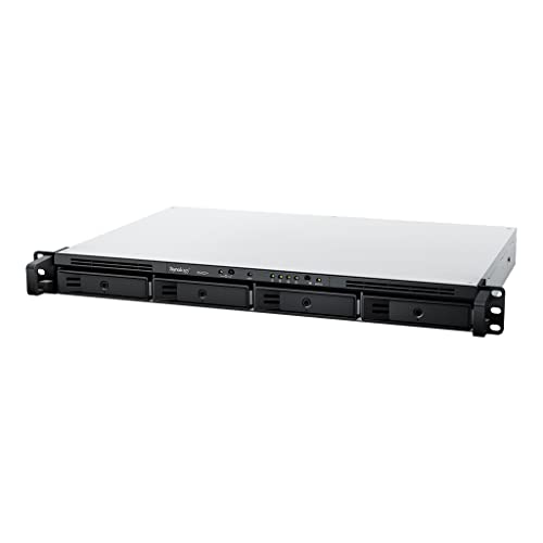 Synology RackStation RS422+ - NAS server - 4 bays - rack-mountable - SATA 6Gb/s - RAID 0, 1, 5, 6, 10, JBOD - RAM 2 GB - Gigabit Ethernet - iSCSI support - 1U