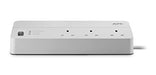APC SurgeArrest Essential - Surge protector - AC 230 V - output connectors: 6 - United Kingdom - white