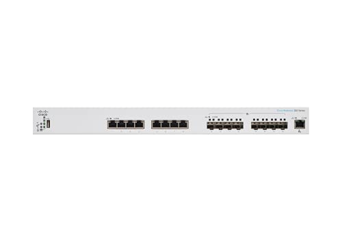 Cisco Business 350 Series CBS350-16XTS - Switch - L3 - Managed - 8 x 10GBase-T + 8 x 10 Gigabit SFP+ - rack-mountable
