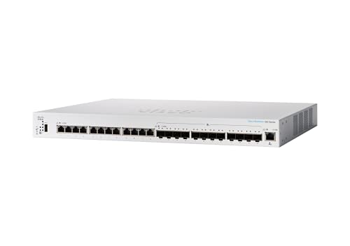 Cisco Business 350 Series CBS350-24XTS - Switch - L3 - Managed - 12 x 10GBase-T + 12 x 10 Gigabit SFP+ - rack-mountable