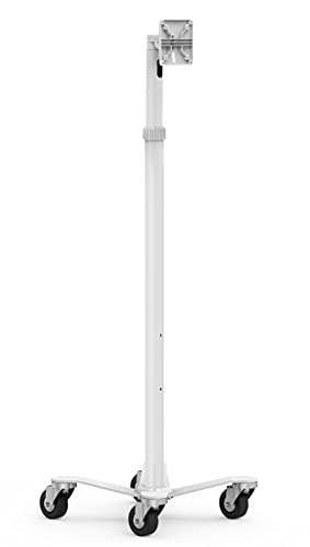 Compulocks Rolling VESA Medical Floor Stand White - Stand - for tablet - white - floor-standing
