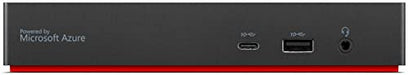 Lenovo ThinkPad Universal Thunderbolt 4 Smart Dock - Docking station - Thunderbolt 4 - HDMI, 2 x DP, Thunderbolt - GigE - 135 Watt - for ThinkPad T15p Gen 2, X1 Carbon Gen 9, X1 Extreme Gen 4, X1 Yoga Gen 6, X13 Gen 2