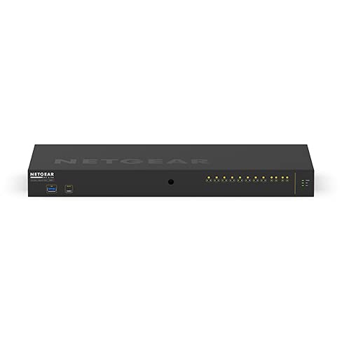 NETGEAR AV Line M4250-10G2F-PoE+ - Switch - L3 - Managed - 10 x 10/100/1000 (8 PoE+) + 2 x Gigabit SFP - side to side airflow - rack-mountable - PoE+ (125 W)