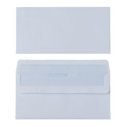 Best Value White Business Envelopes - Self Seal - Plain DL 80gsm - Box of 1000